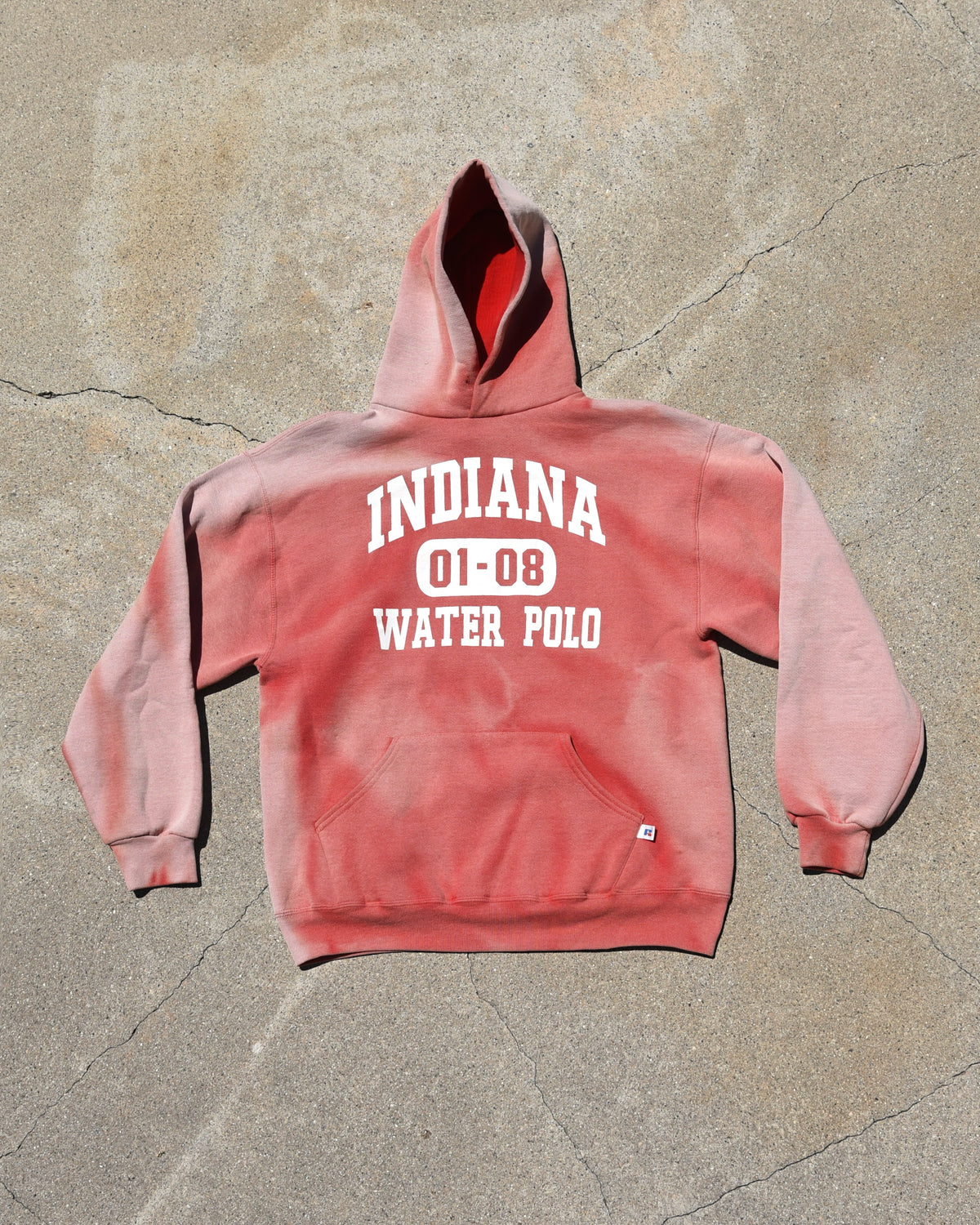 1990s Sun Faded Indiana Water Polo Hoodie