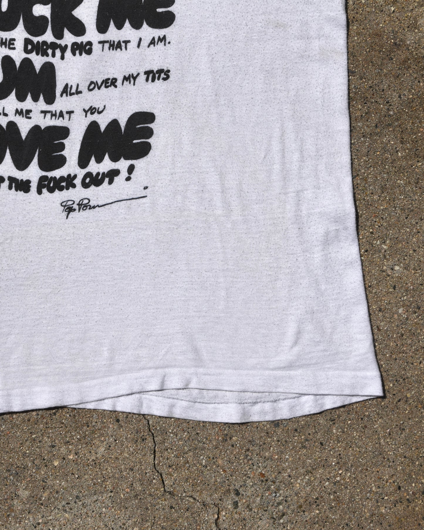 1980s Beat Me Bite Me Seditionaries Tshirt