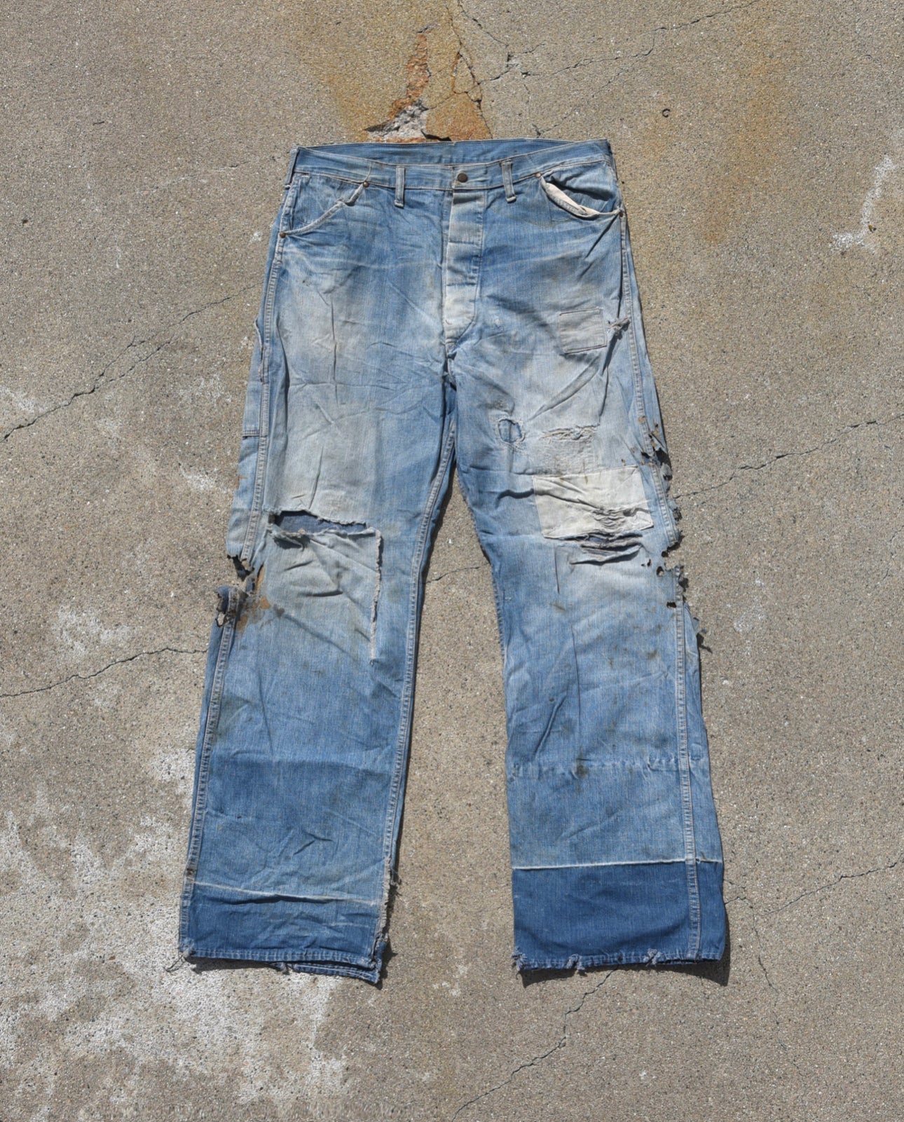 1950s Thrashed Carpenter Denim Jeans