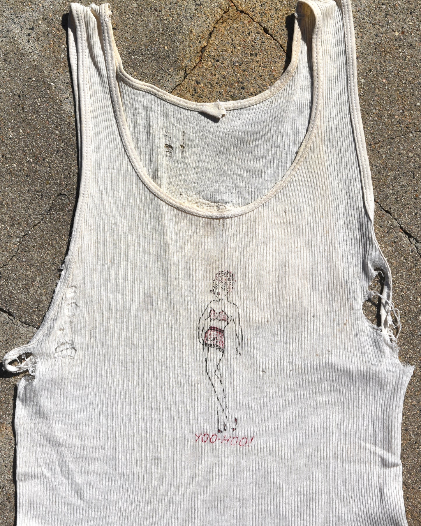 1960s Yoo-Hoo! Stenciled Tank Top