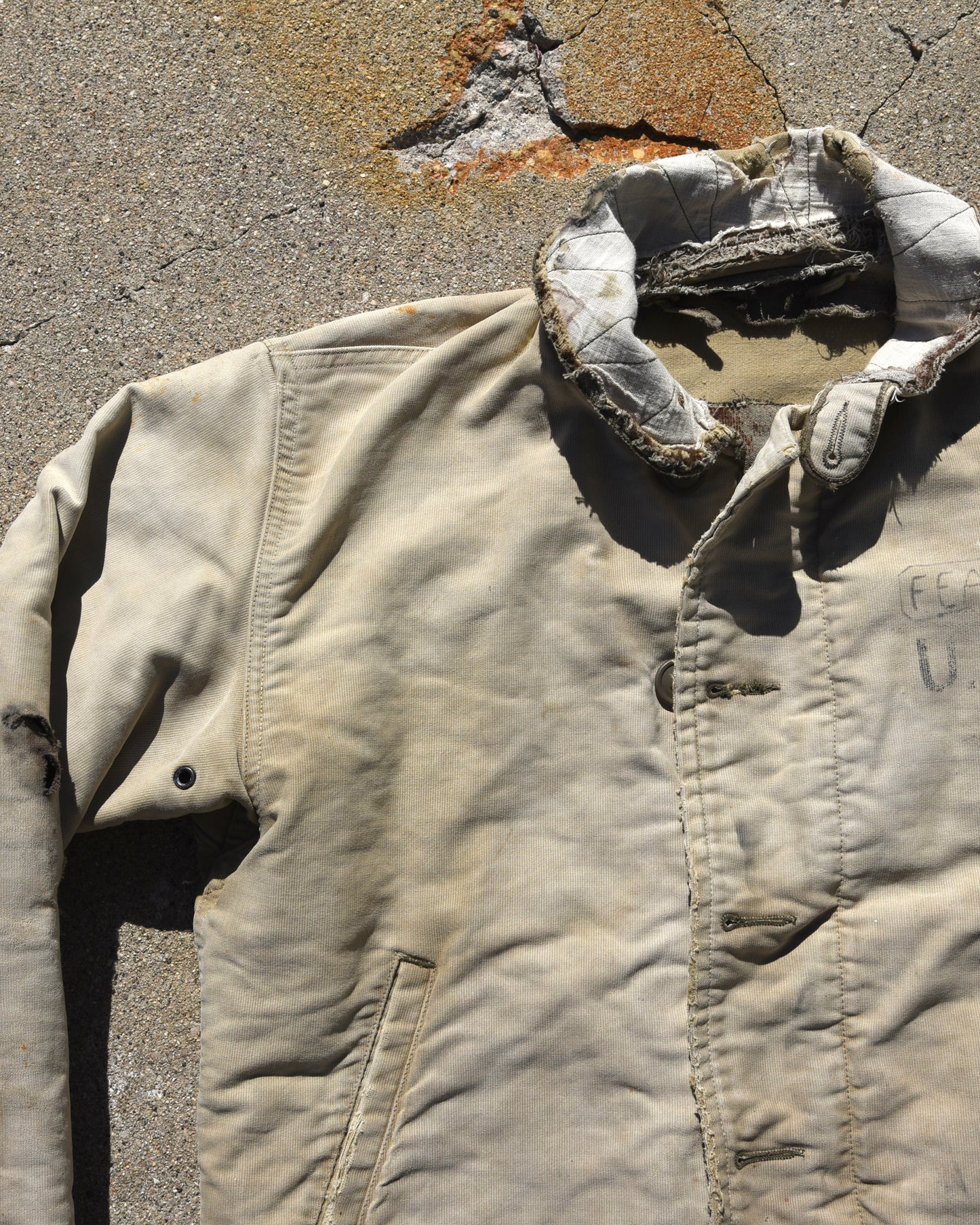1950s Thrashed US Navy N1 Deck Jacket