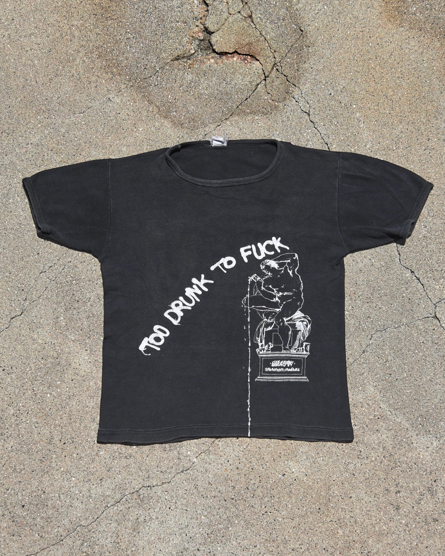 1980s Dead Kennedys Too Drunk To Fuck Tshirt