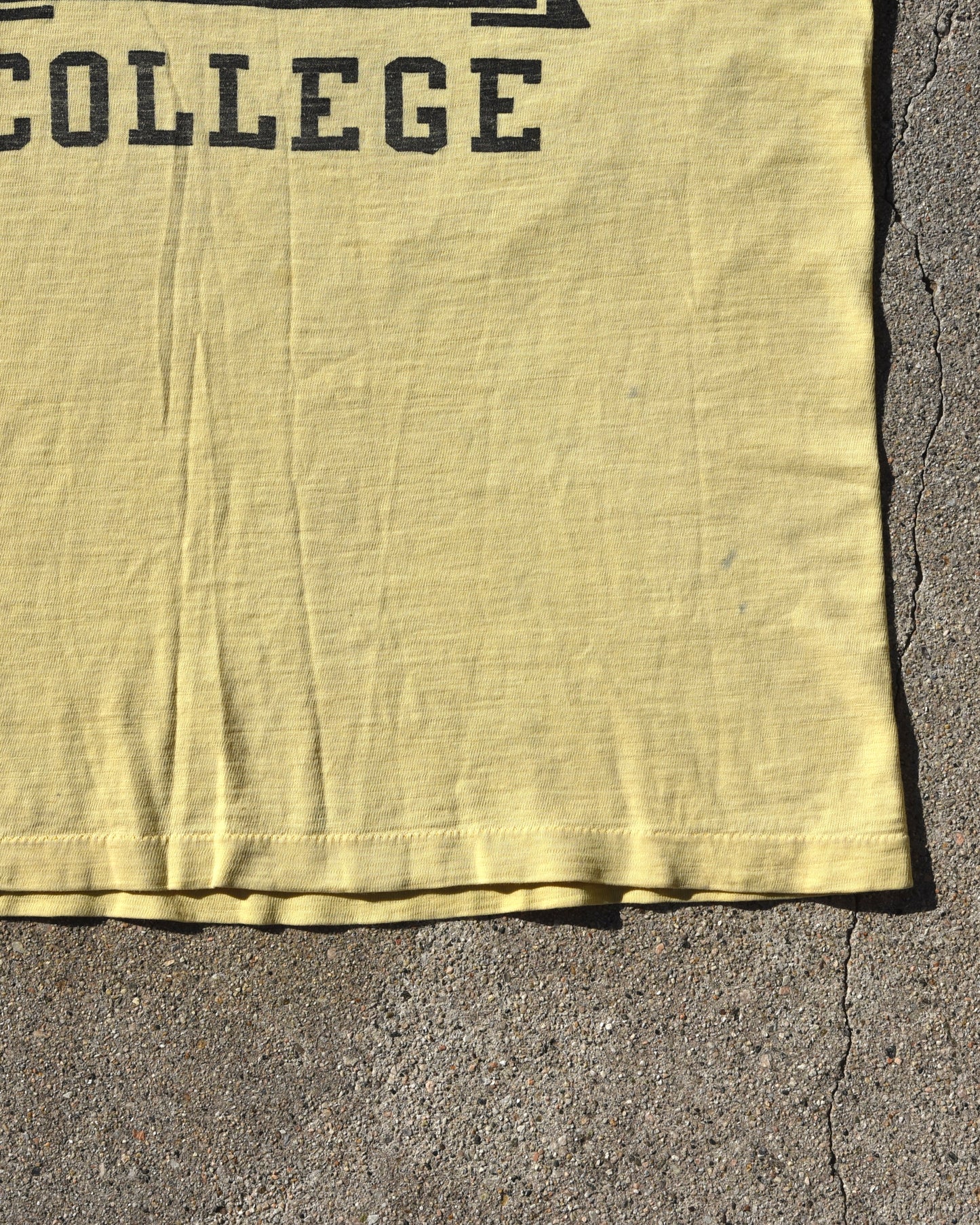 1950s Champion Running Man Manchester College Phys Ed Tshirt