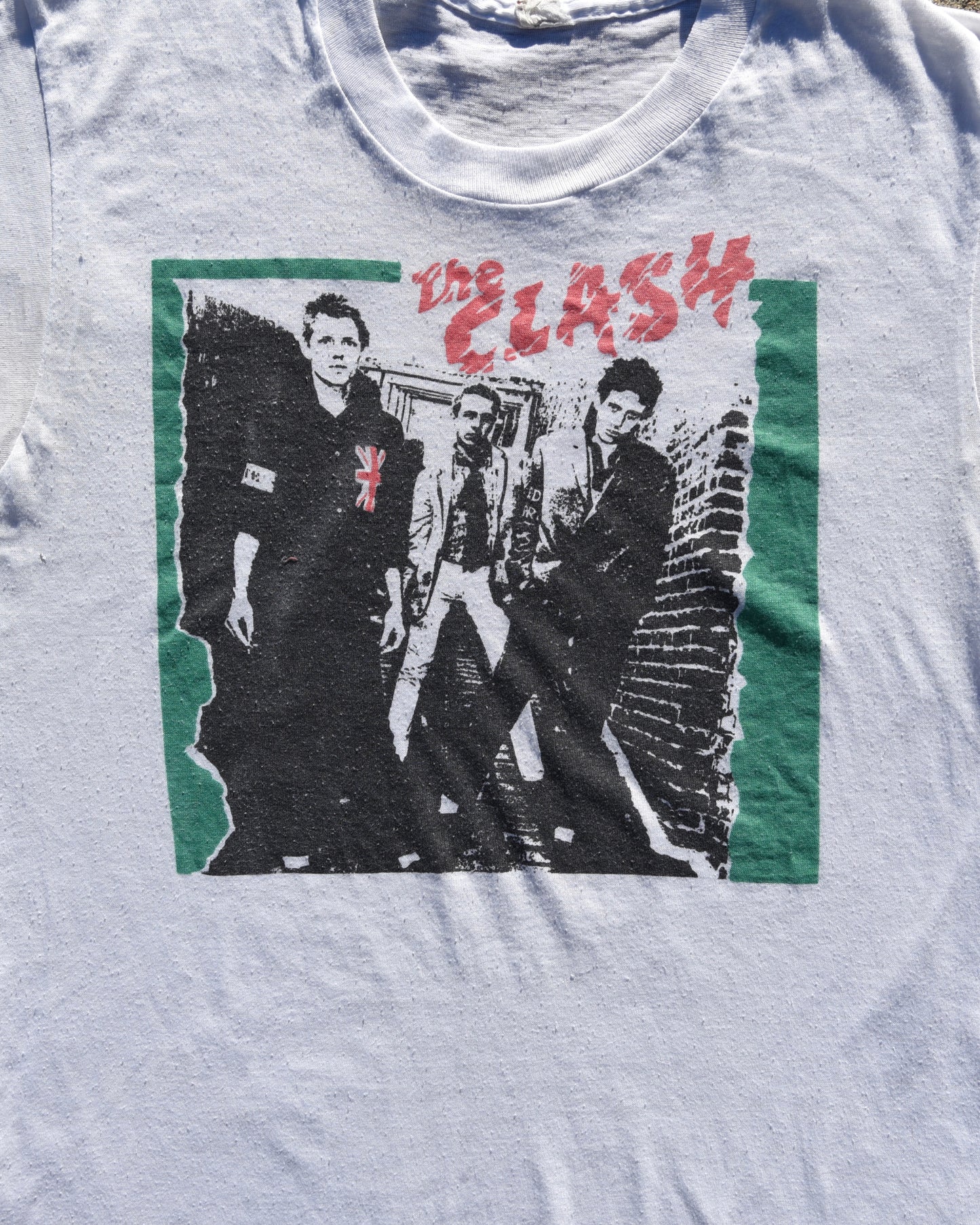 1980s The Clash Band Tshirt