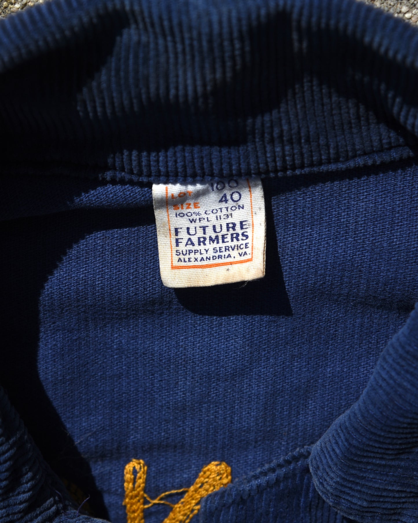 1960s Sun Faded FFA Jacket Talon Zip