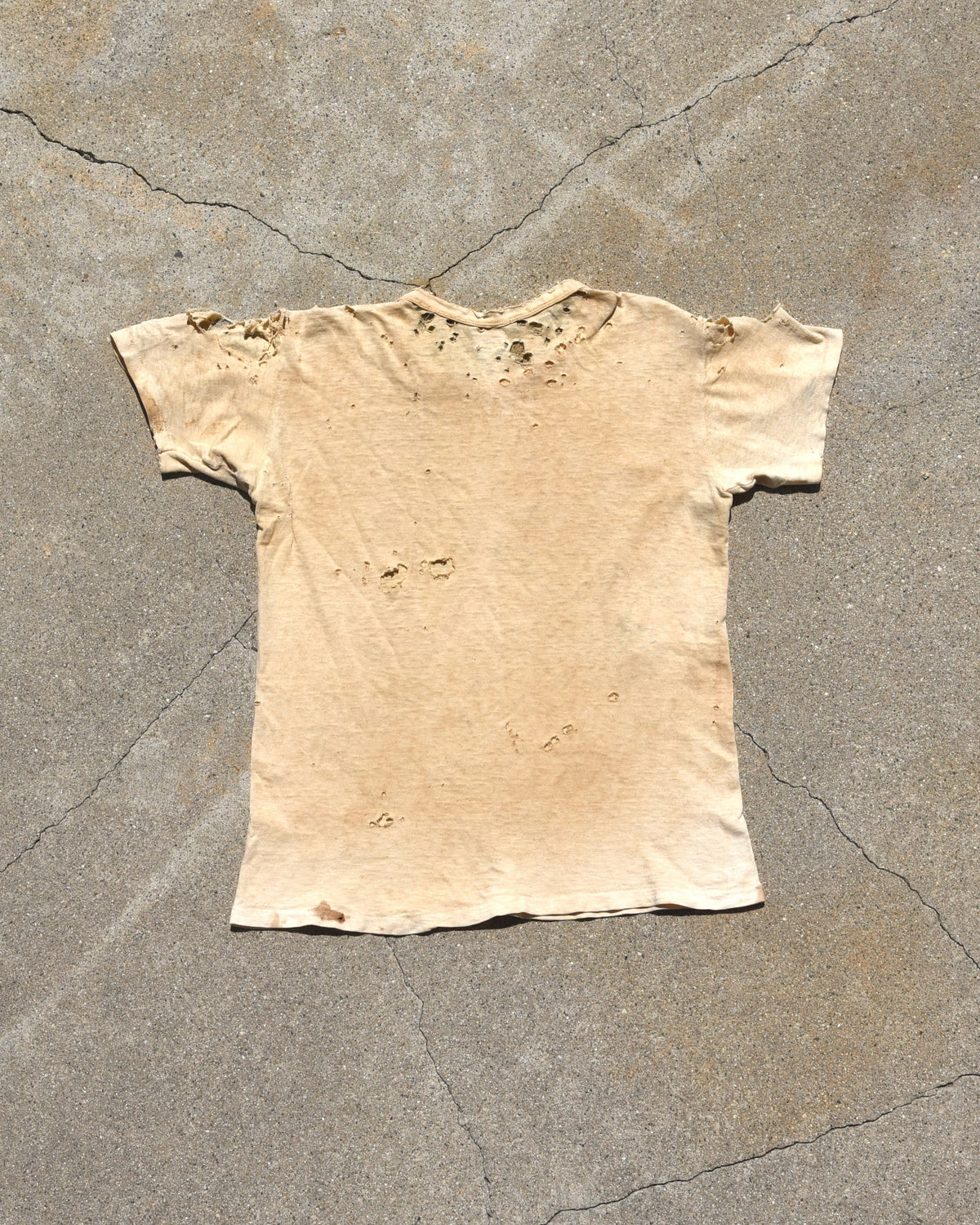 1940s Thrashed Oneita Blank Tshirt