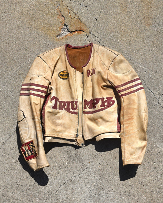 1960s Triumph Motorcycle Racing Jacket & Pants