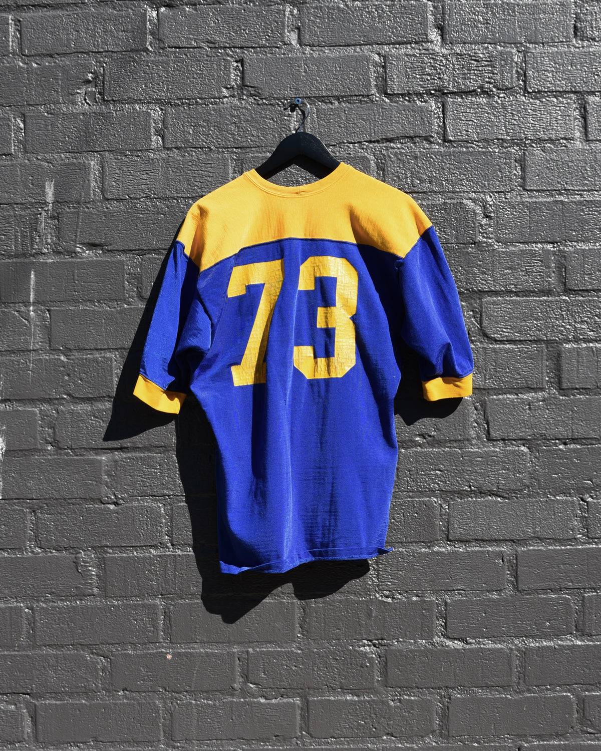 1960s 73 Two-Tone Cotton Football Jersey
