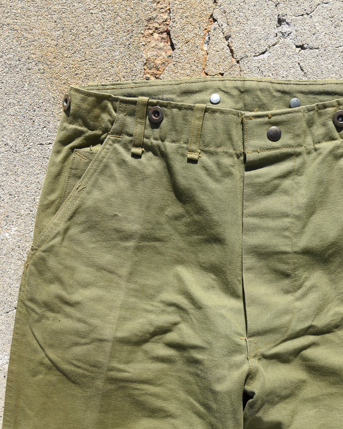 1950s Hirsch Weis Waxed Canvas Logging Pants