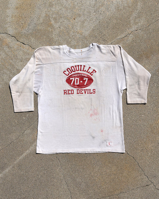1960s Coquille Red Devils Football Jersey