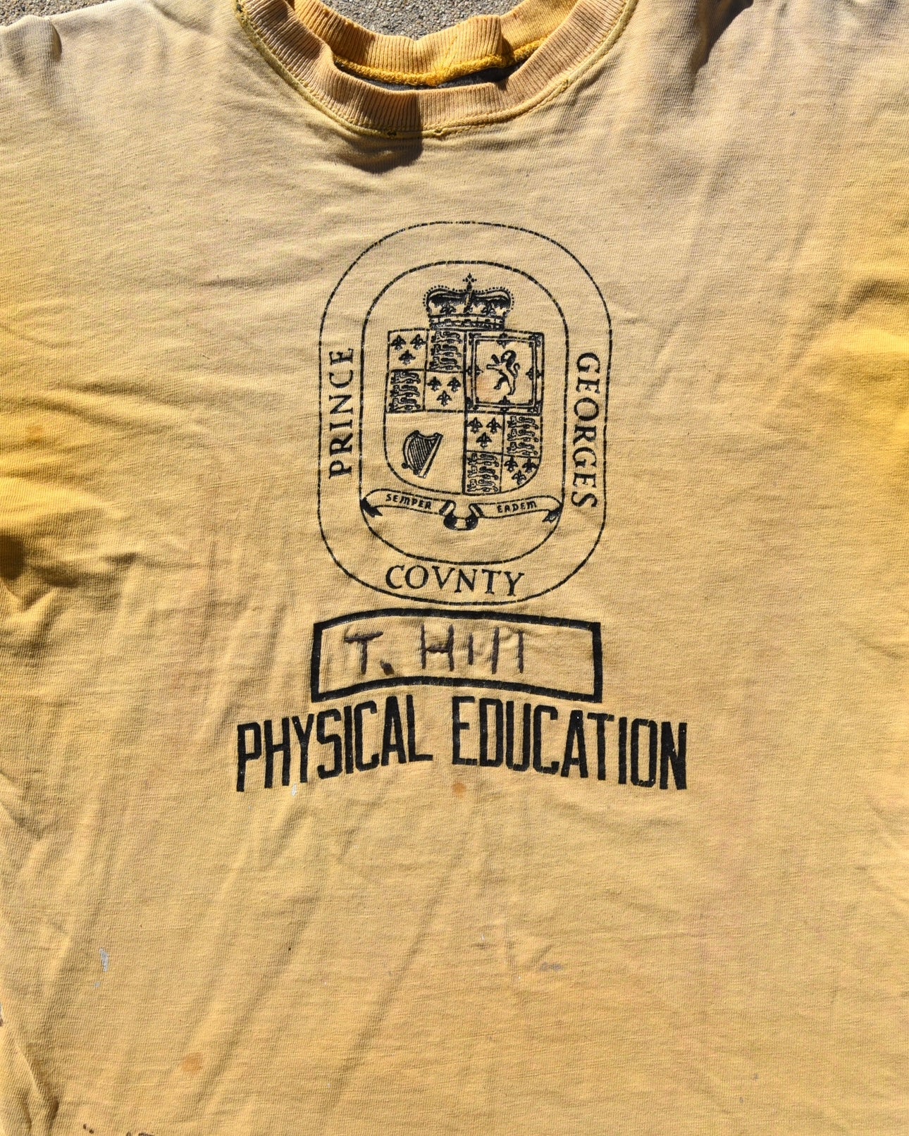 1950s Faded Prince George’s County Double Face Tshirt