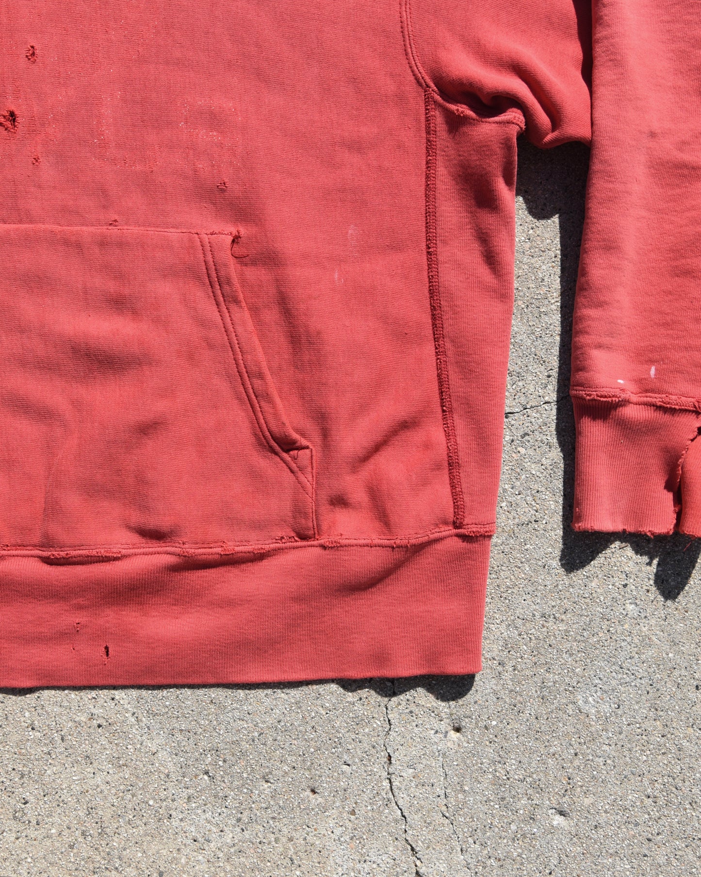 1980s Faded and Thrashed Champion Reverse Weave Temple Owls Sweatshirt