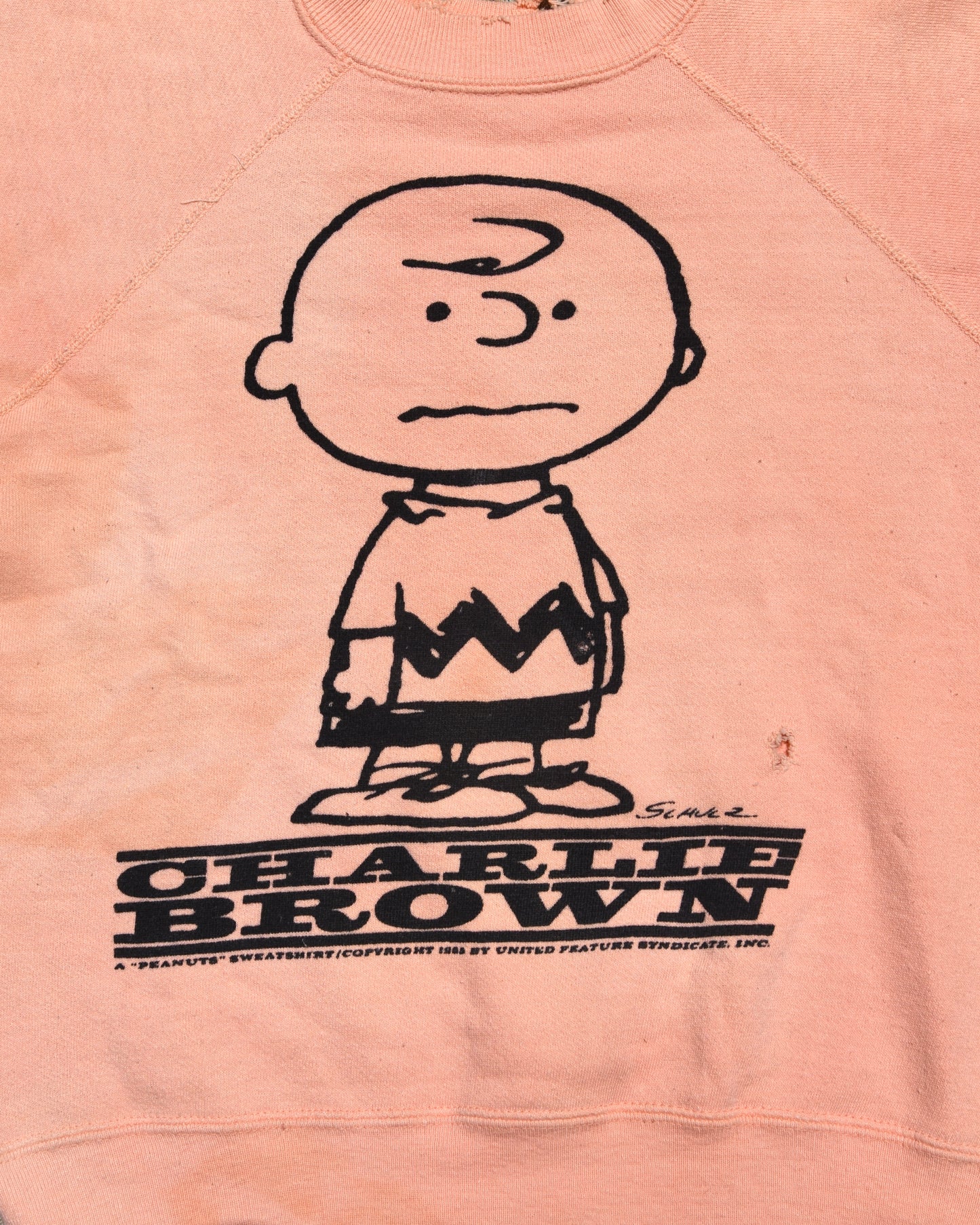1960s Snoopy Charlie Brown Mayo Spruce Sweatshirt