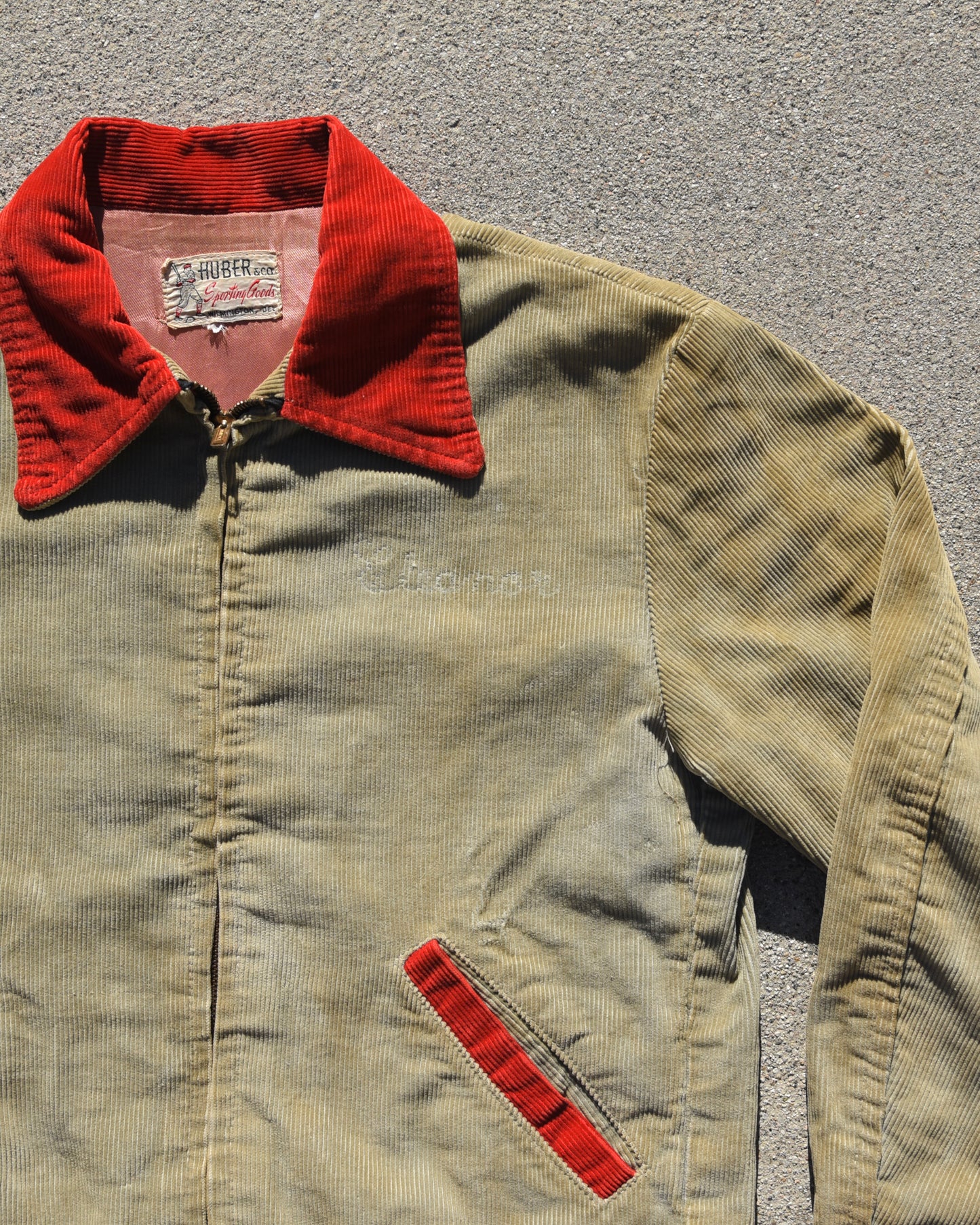 1950s Conrad High School Corduroy Jacket