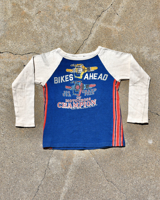 Denim Dungaree Bike’s Ahead Longsleeve Tshirt