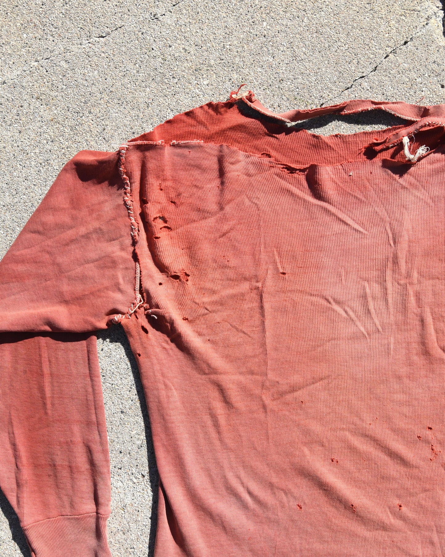 1950s Thrashed and Faded Long Sleeve Tshirt