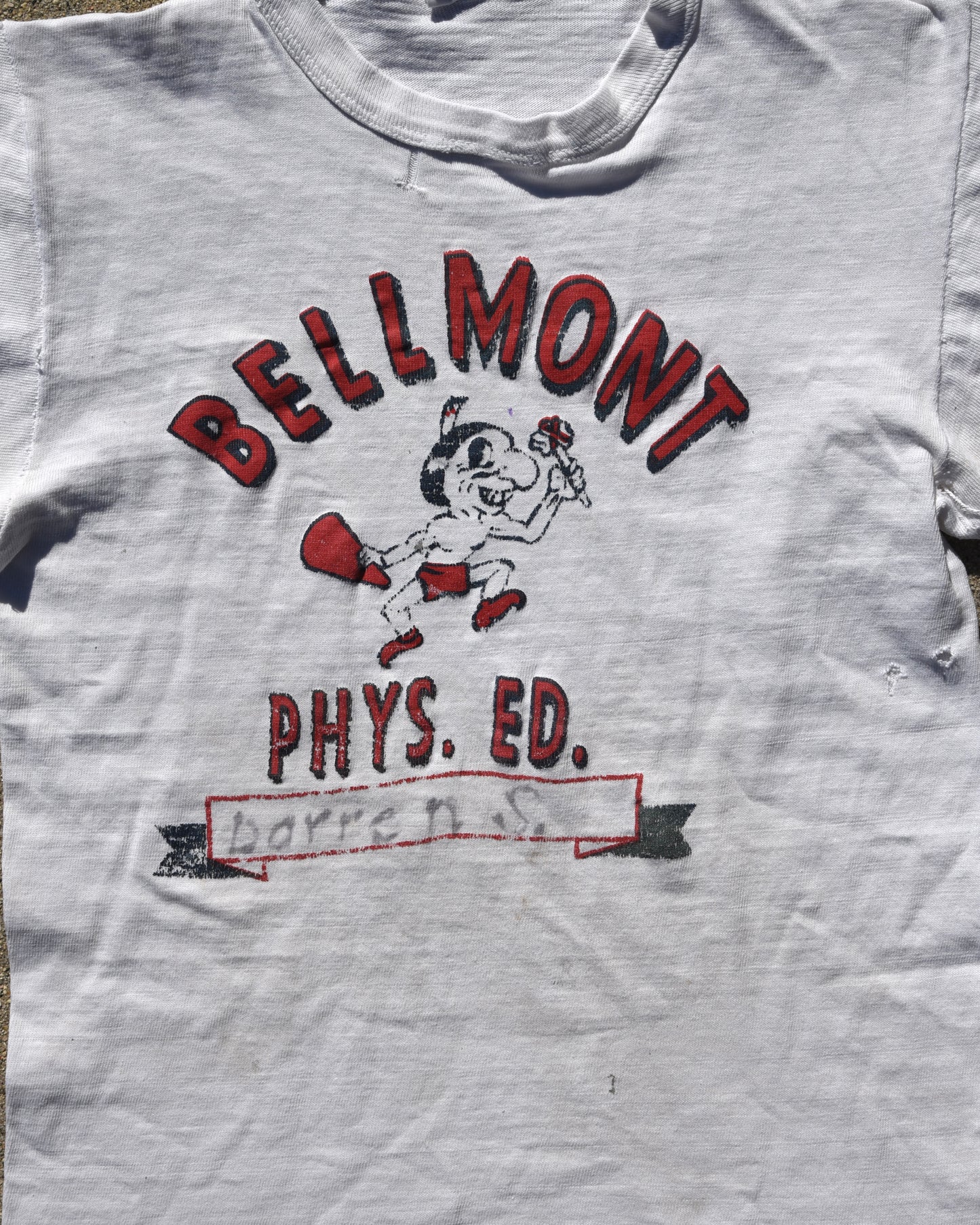 1970s Russell Athletic Bellmont Phys Ed Tshirt