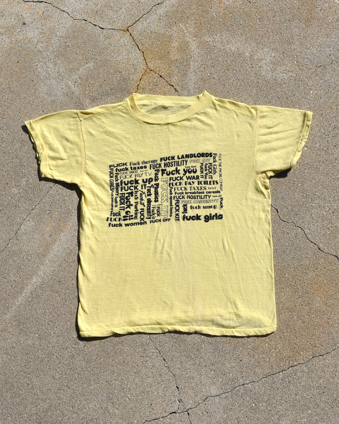 1970s Fuck Everything Tshirt