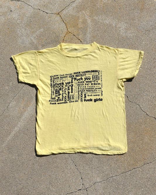 1970s Fuck Everything Tshirt