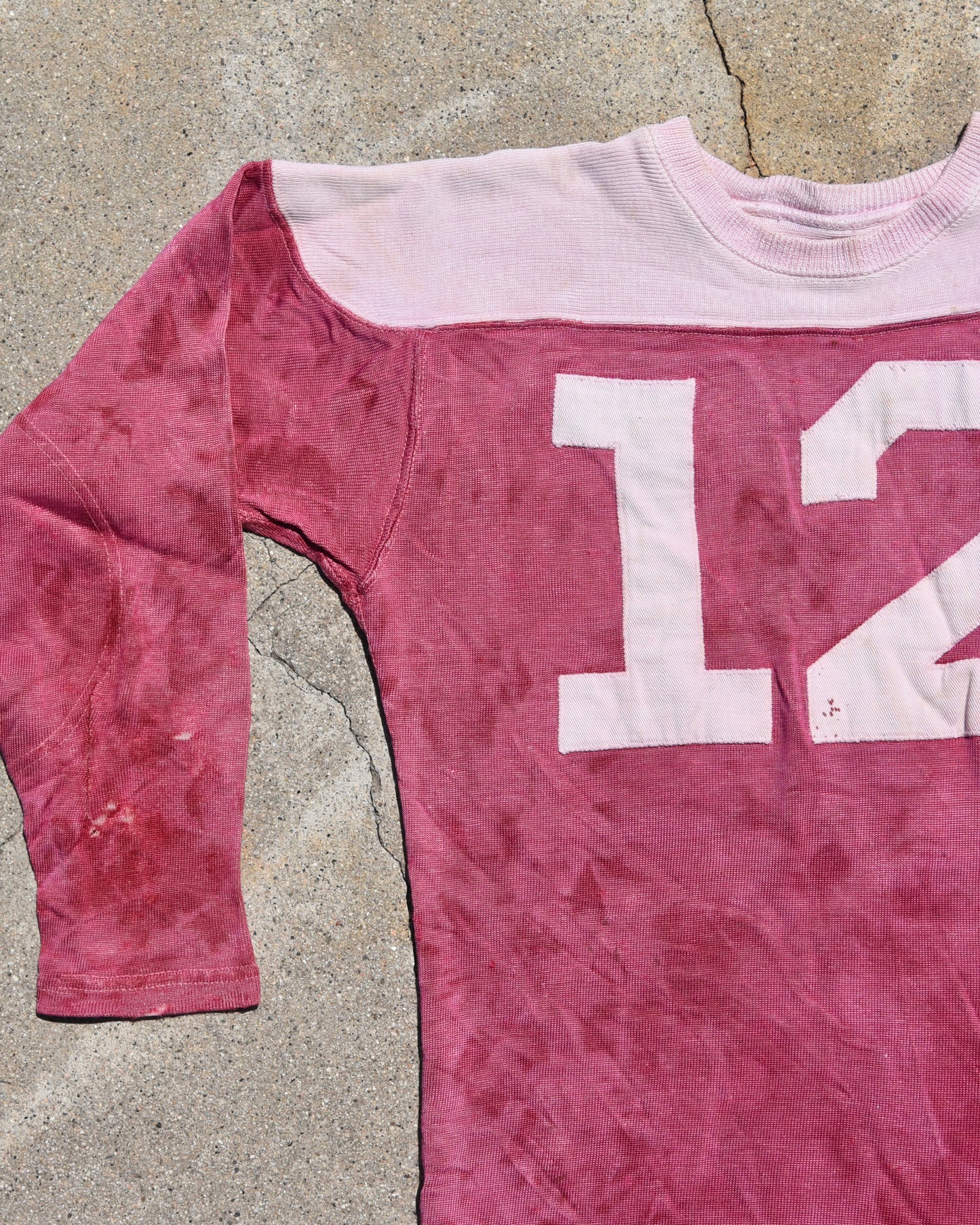 1950s Sun Faded Durene Football Jersey