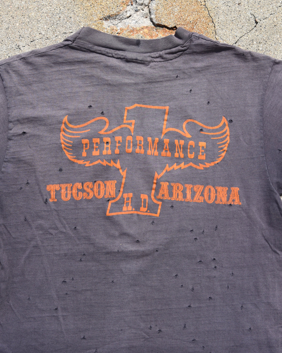 1970s Sun Faded Harley Davidson Tucson Tshirt