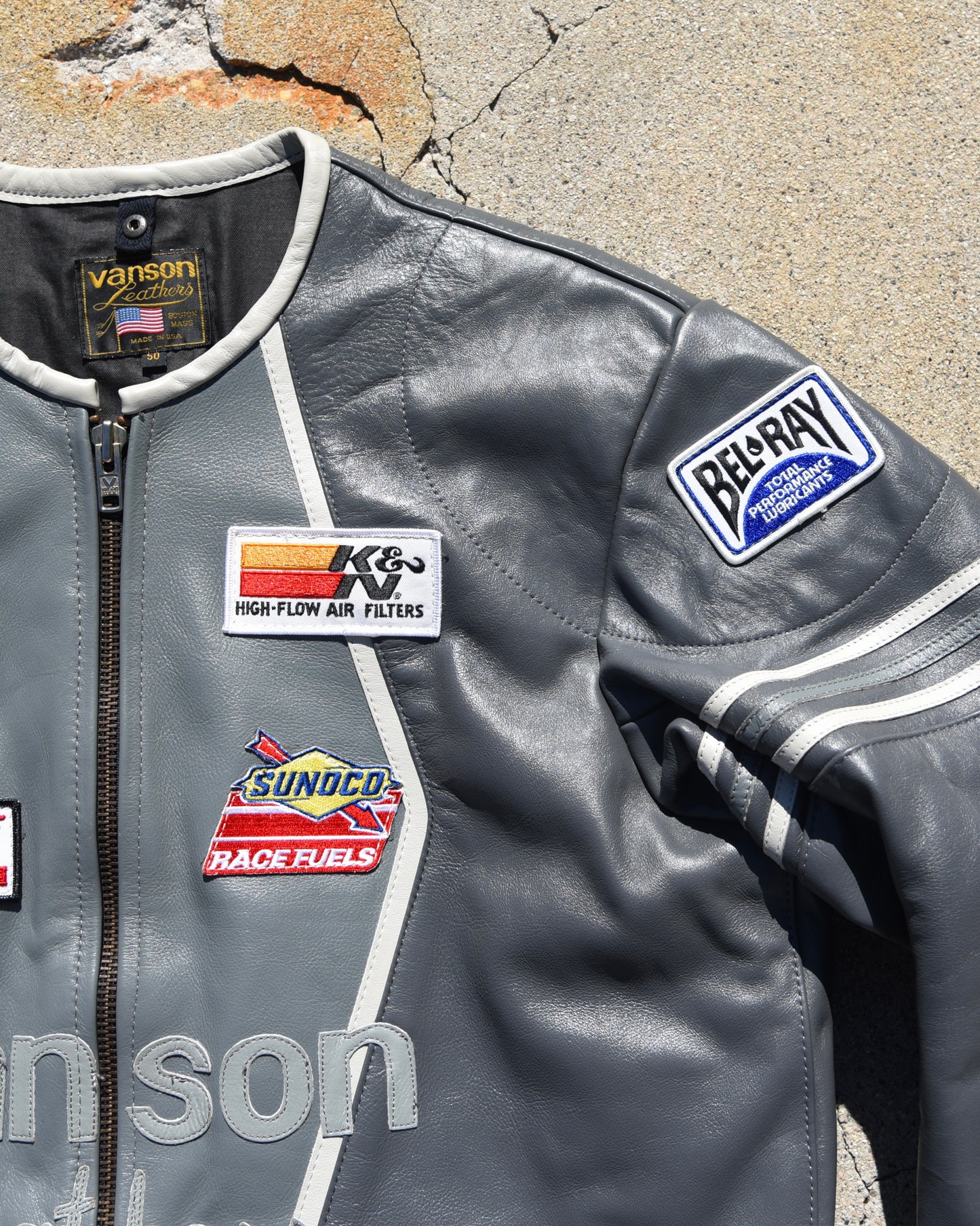 1990s Vanson Leathers One Star Motorcycle Jacket