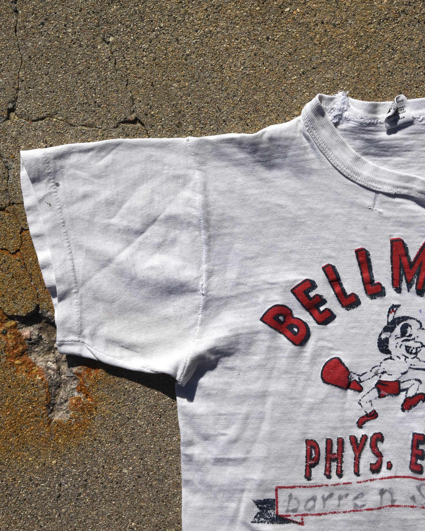 1970s Russell Athletic Bellmont Phys Ed Tshirt