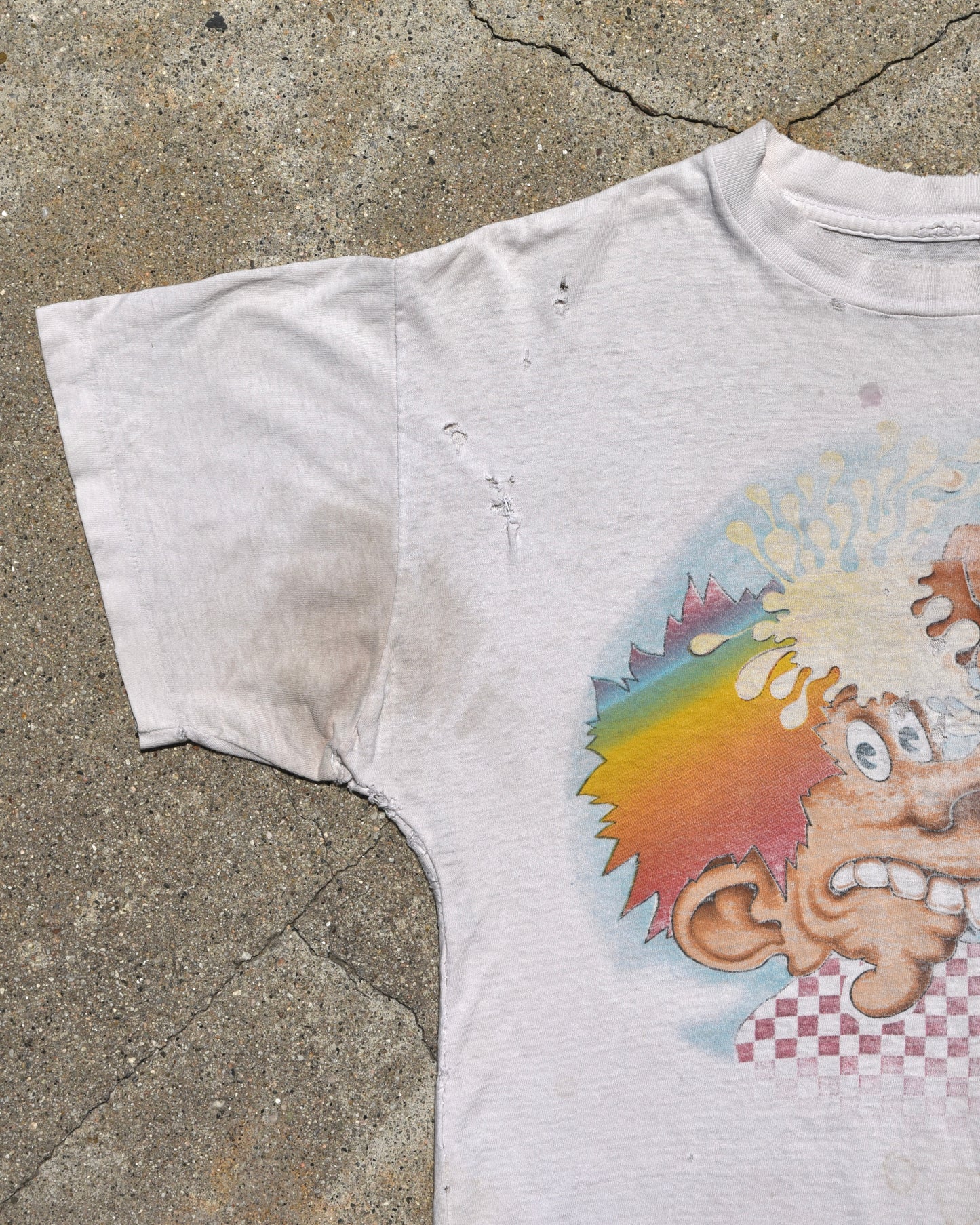 1990 Grateful Dead Ice Cream Kid Europe Tour Tshirt