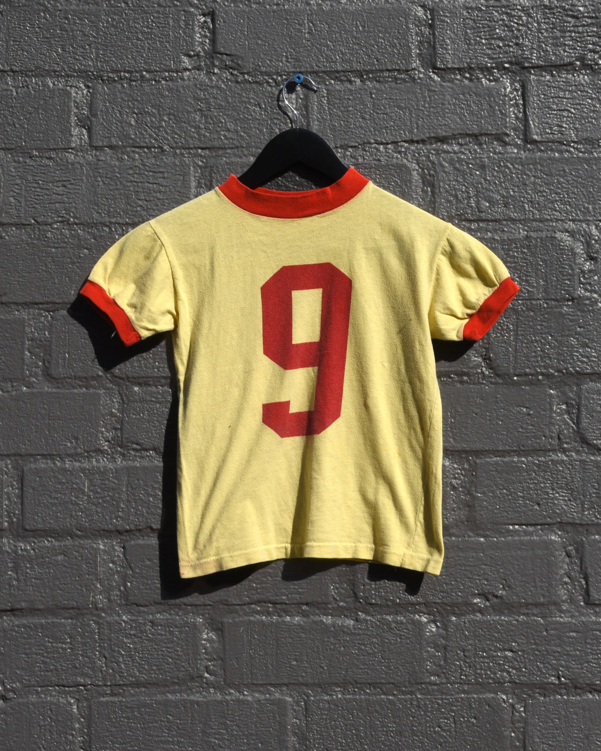 1970s 9 Ringer Femme Tshirt
