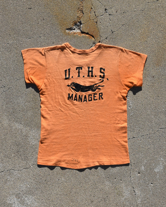 1950s Sun Faded UTHS Manager Tshirt