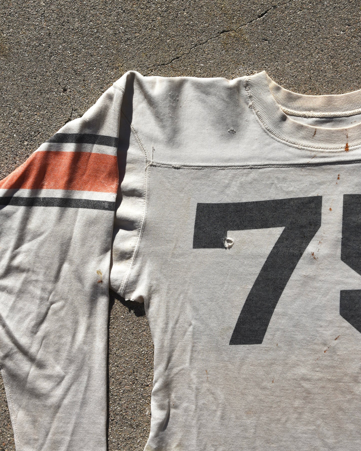 1950s Thrashed and Repaired Football Jersey