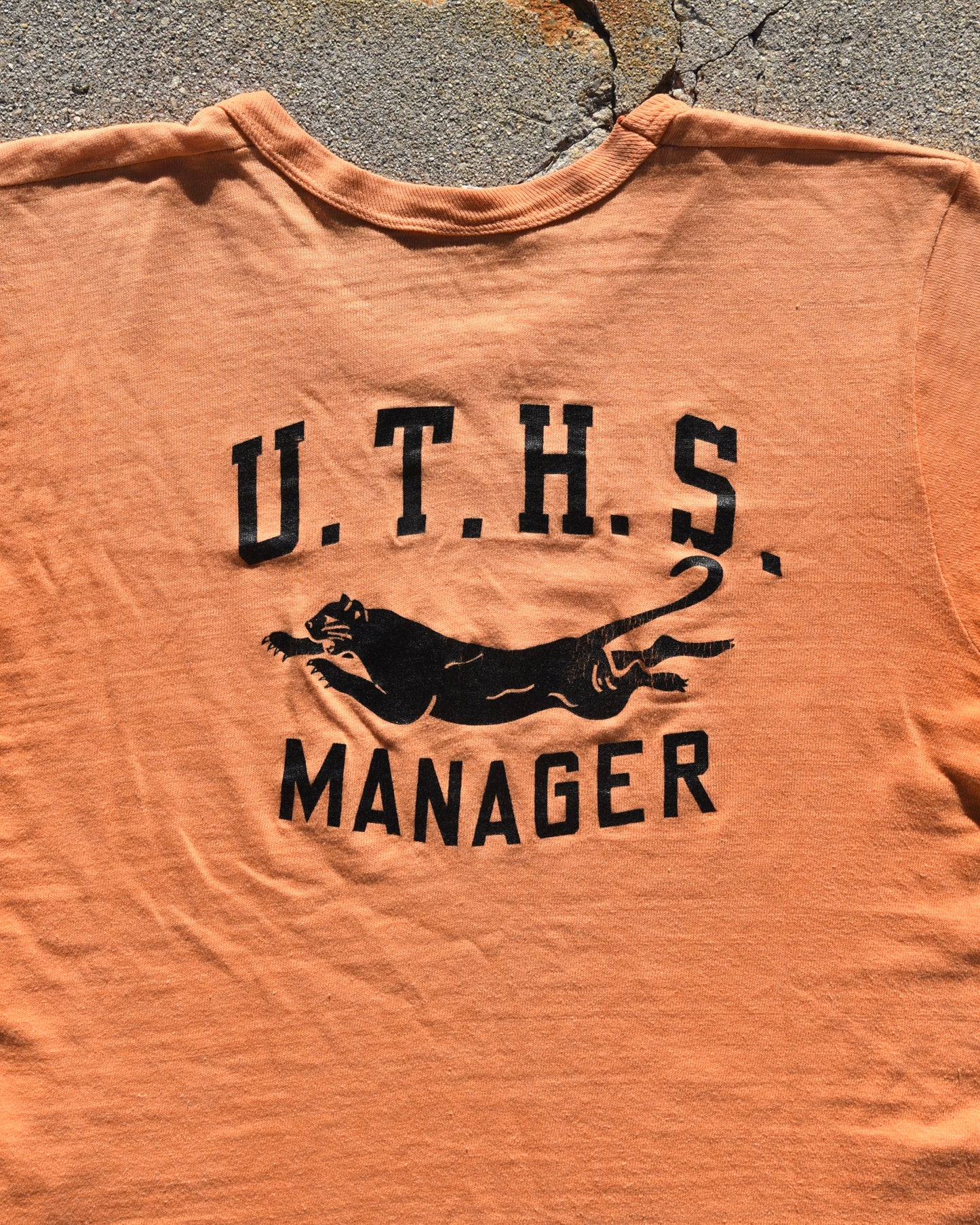 1950s Sun Faded UTHS Manager Tshirt