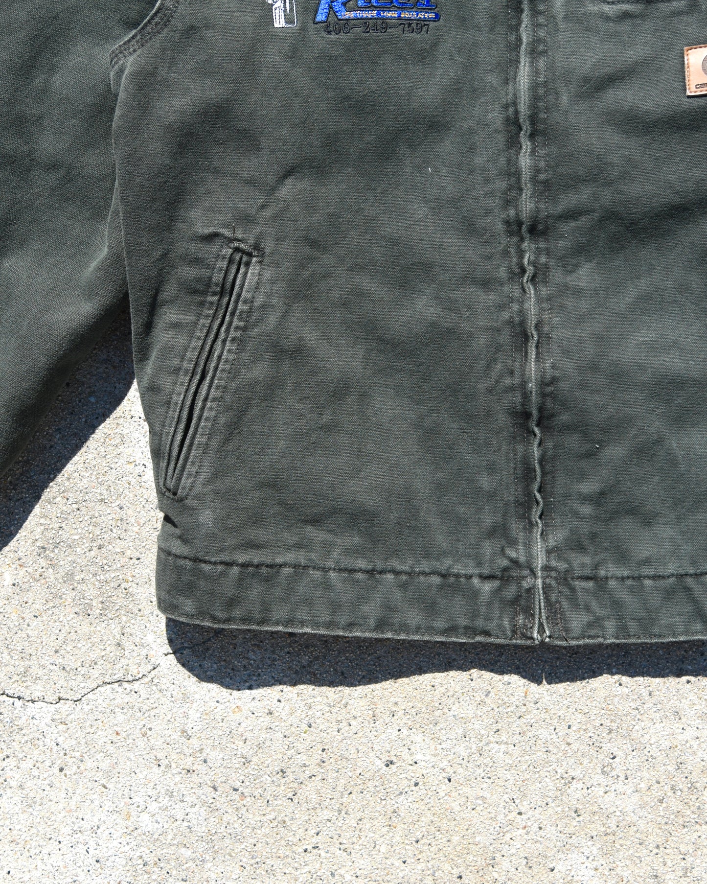 Carhartt J97 MOS Moss Green Detroit Jacket - Small