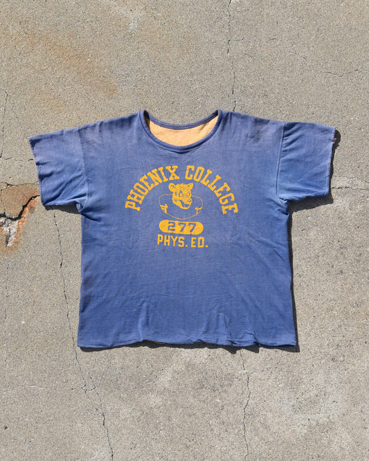 1950s Phoenix College Phys Ed Double Face Tshirt