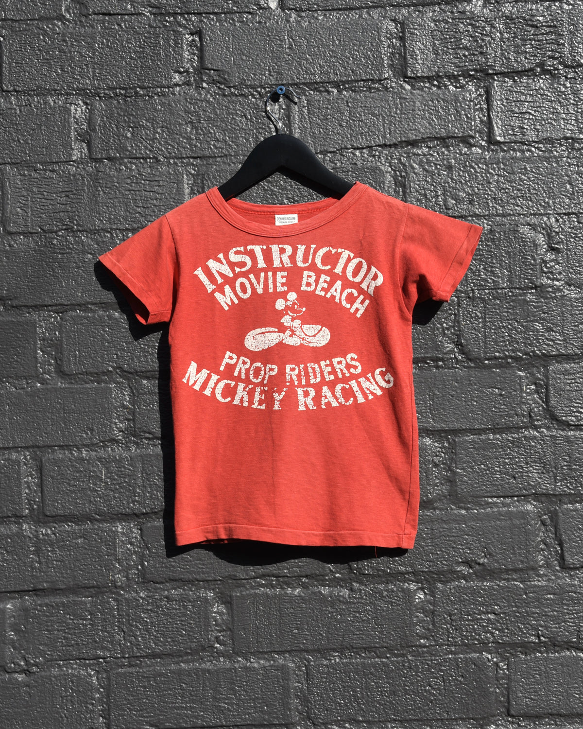 Denim Dungaree Mickey Racing Tshirt