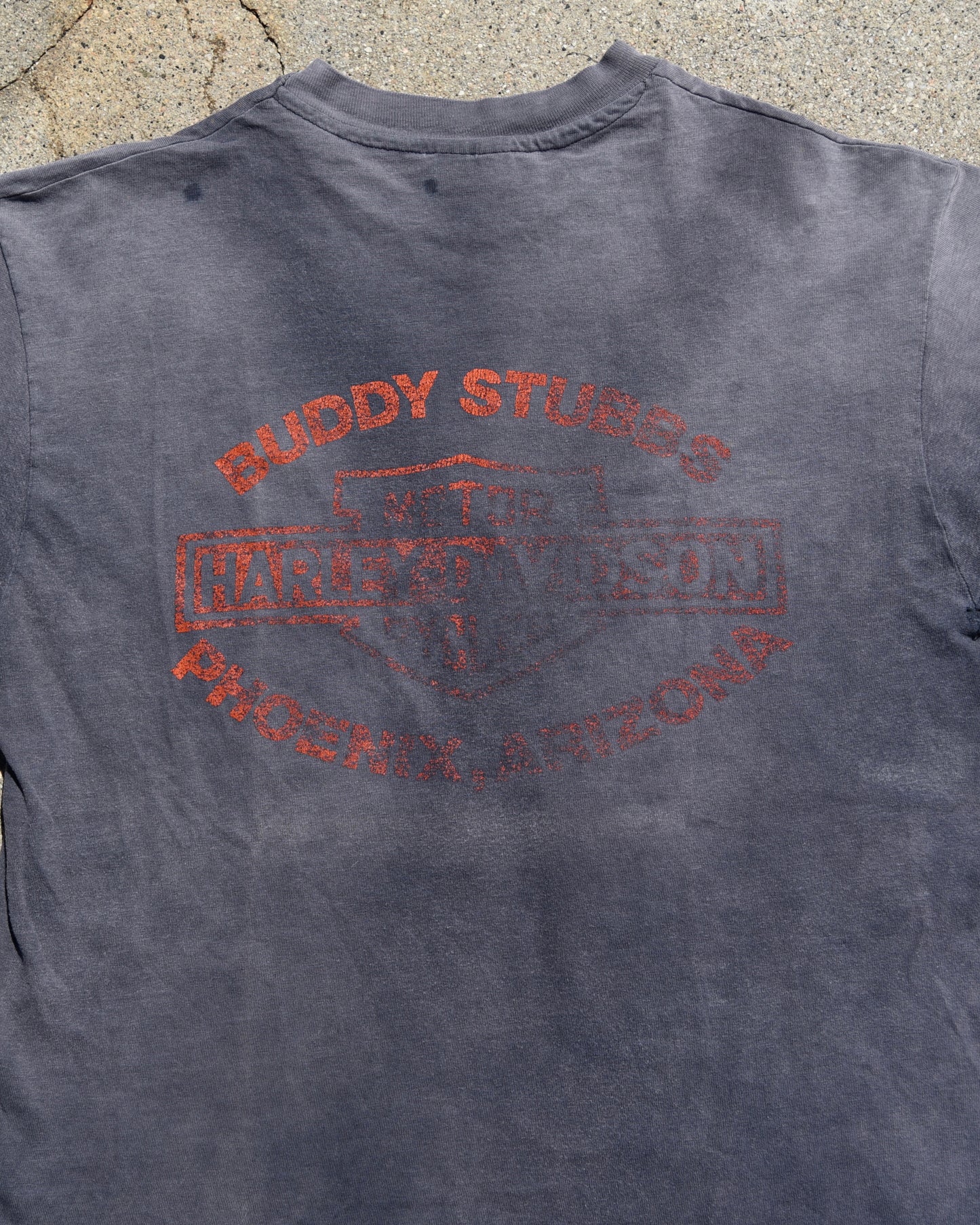 1980s Sun Faded Live To Ride Harley Davidson Tshirt
