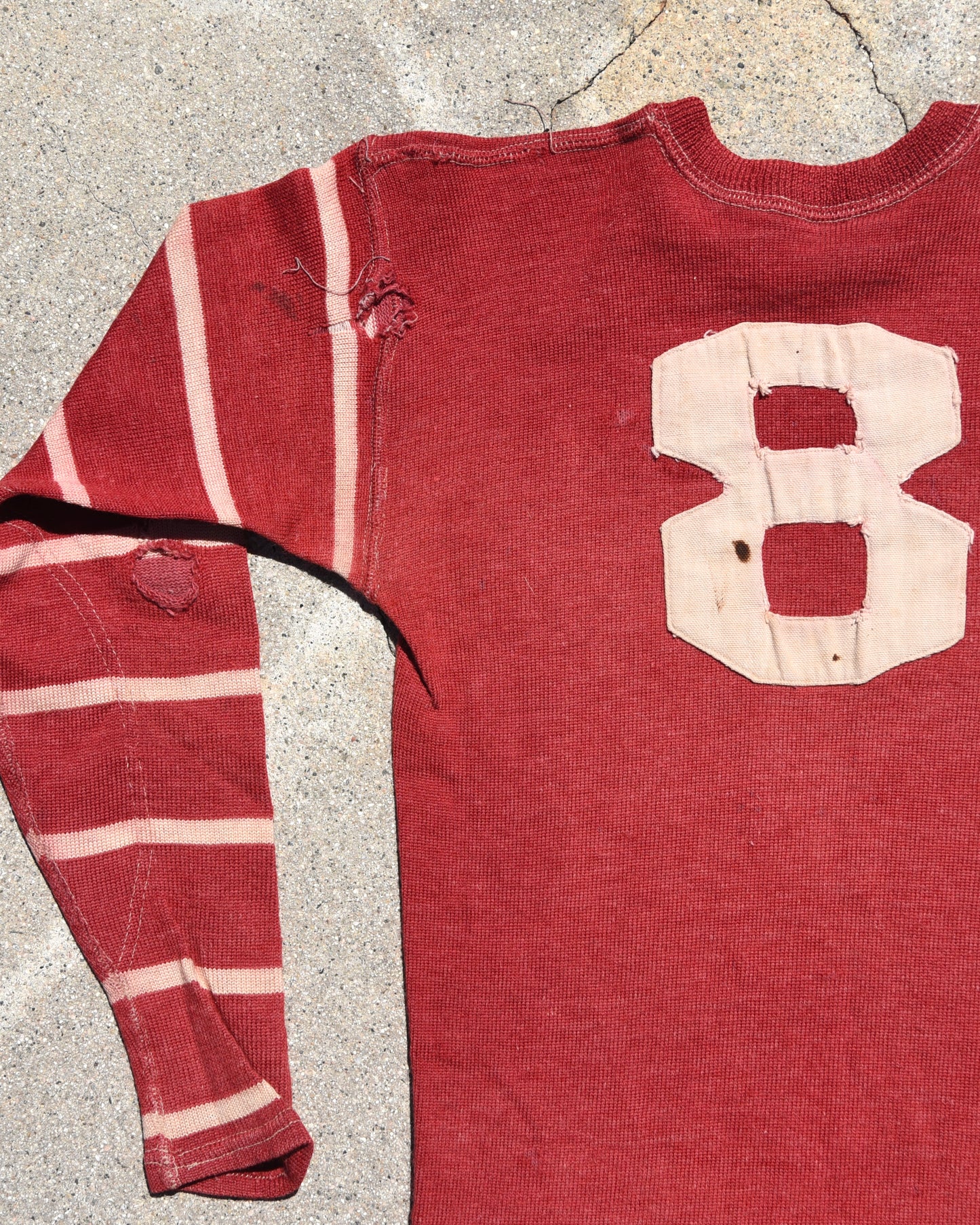 1940s Striped Football Jersey