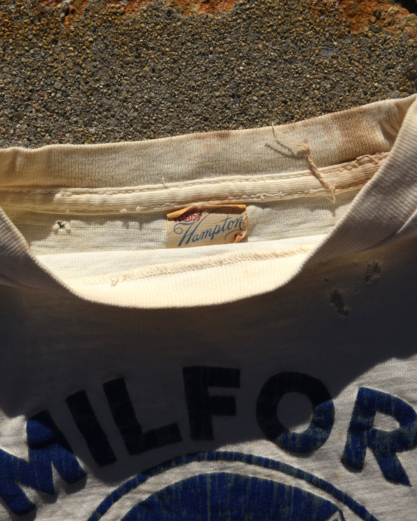 1950s Thrashed Milford Spartans Tshirt