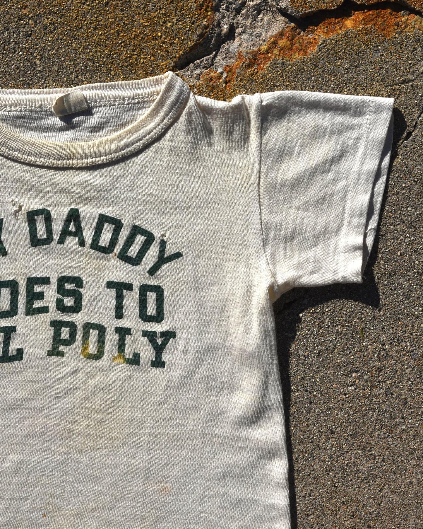 1950s My Daddy Goes To Cal Poly Baby Tshirt