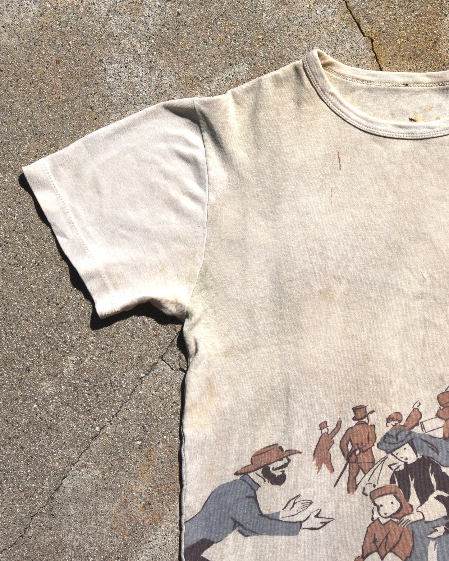 1940s Hennessey Cognac Waterprint Tshirt