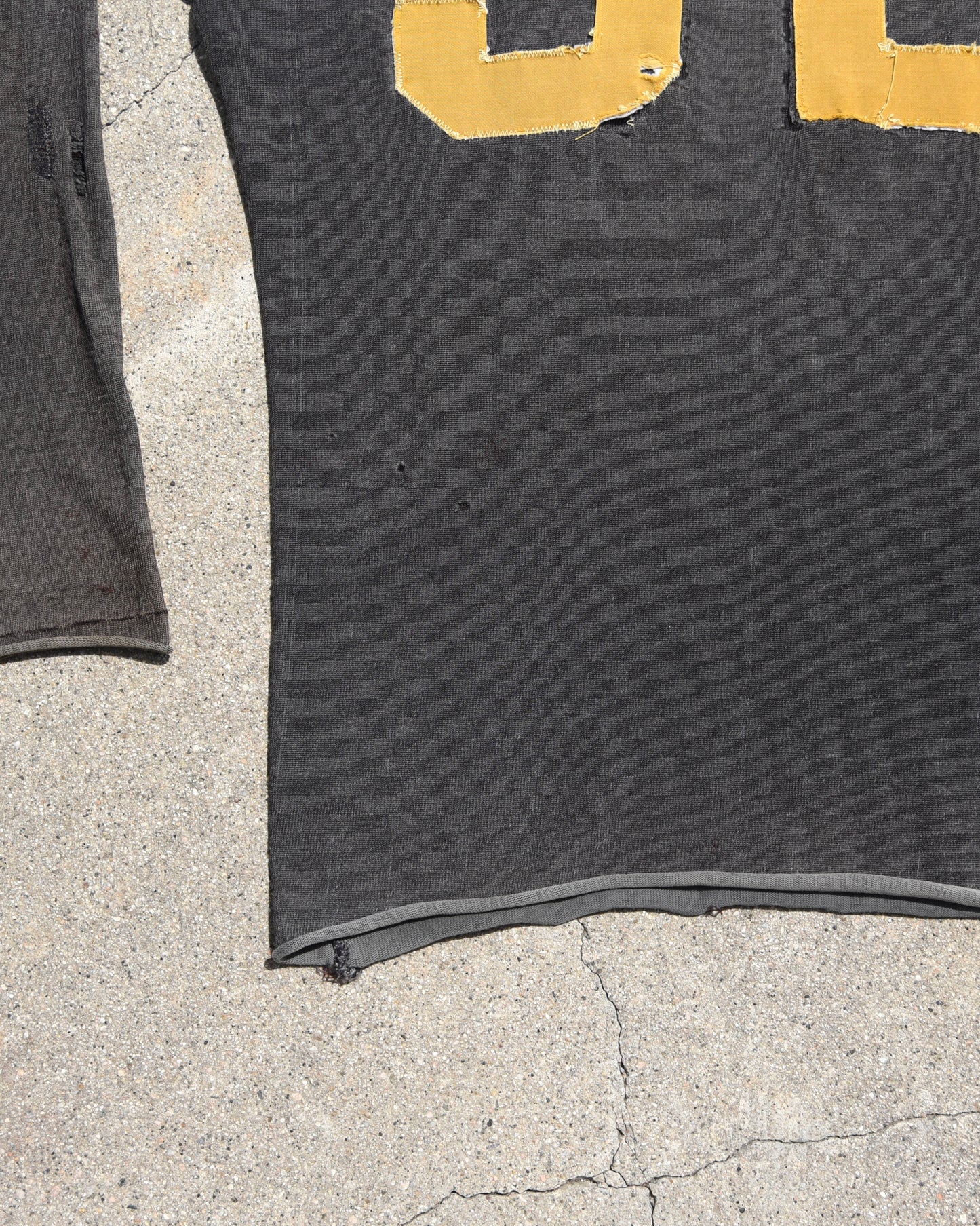 1950s Sun Faded Cotton Football Jersey