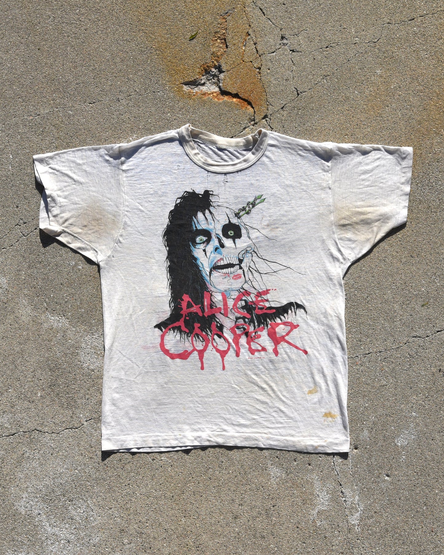 1987 Alice Cooper Raise Your Fist and Yell Tour Tshirt