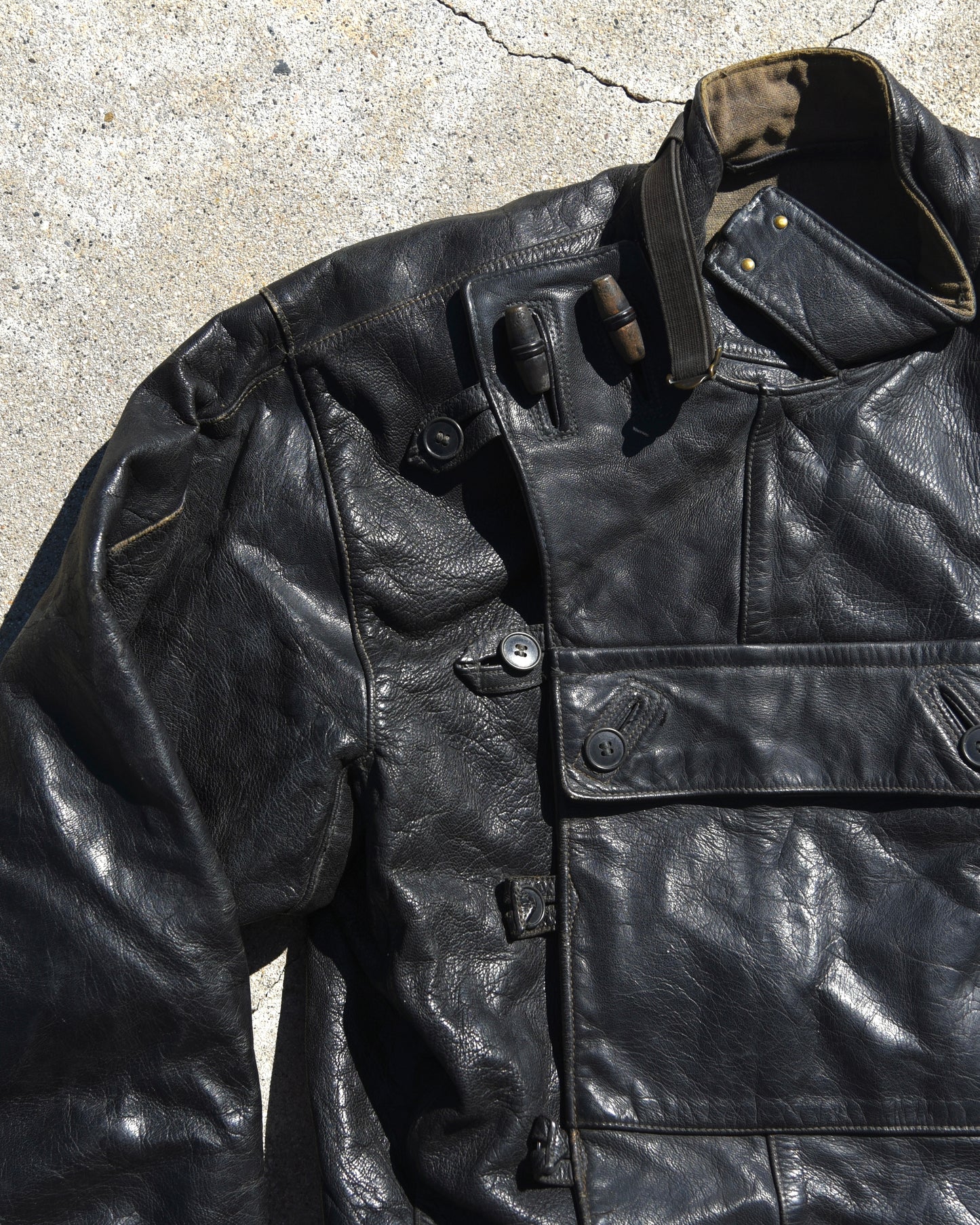 1950s Oljon Malung Swedish Motorcycle Dispatch Jacket