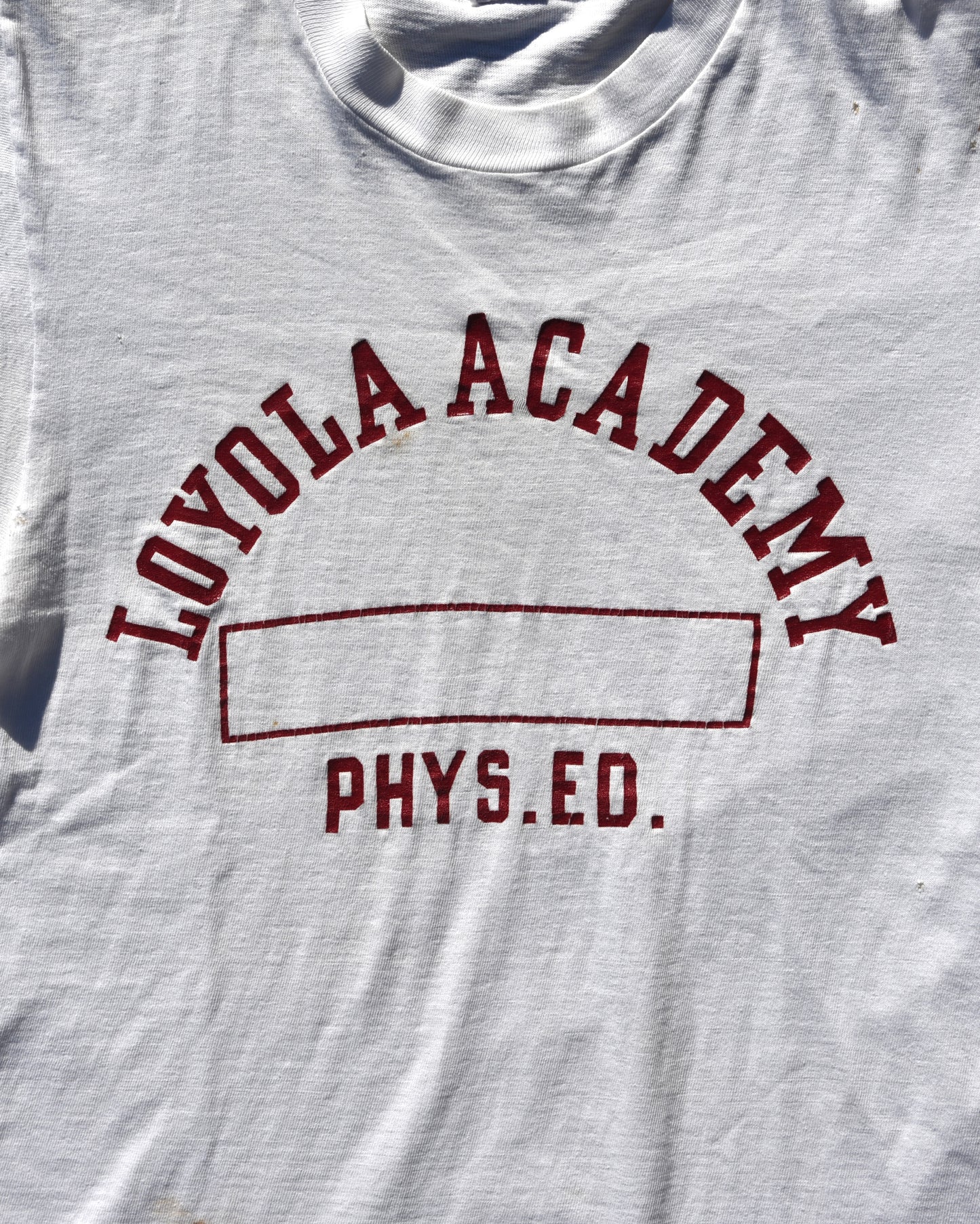 1950s Champion Loyola Academy Phys Ed Tshirt