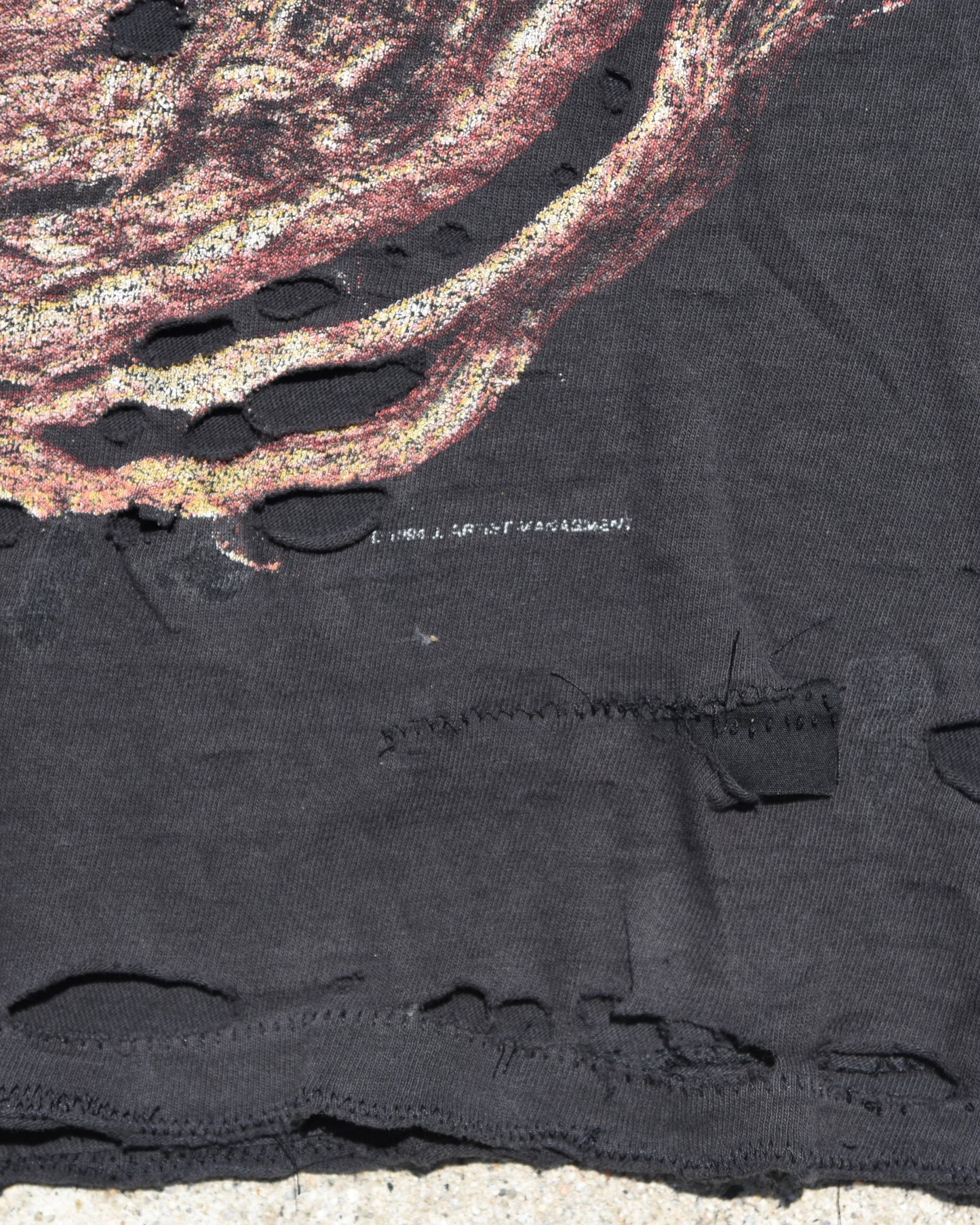 1995 Thrashed and Repaired Nine Inch Nails Further Down The Spiral Tshirt
