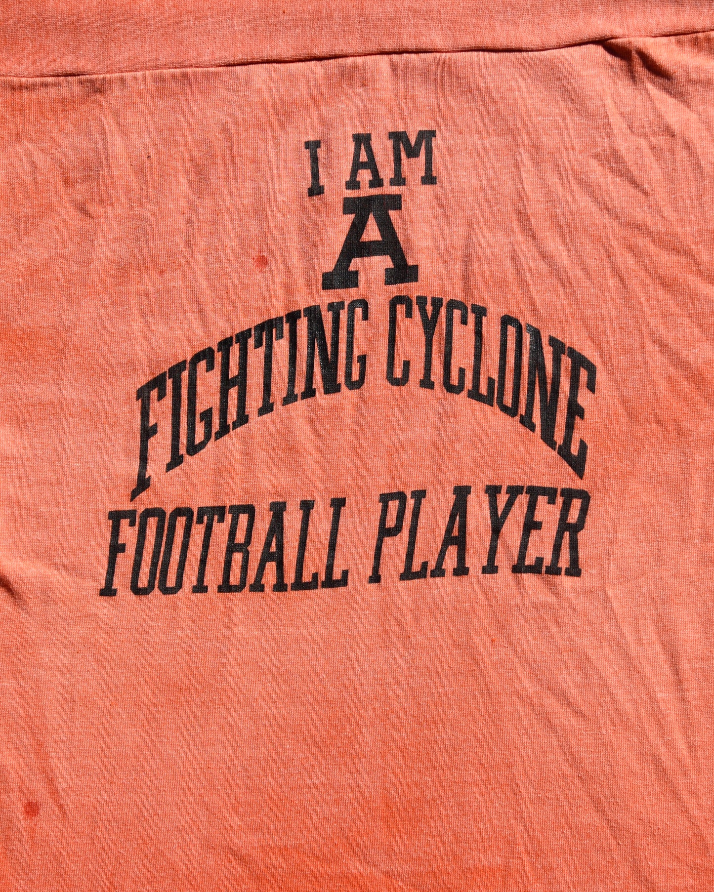 1970s Sun Faded Fighting Cyclone Football Jersey