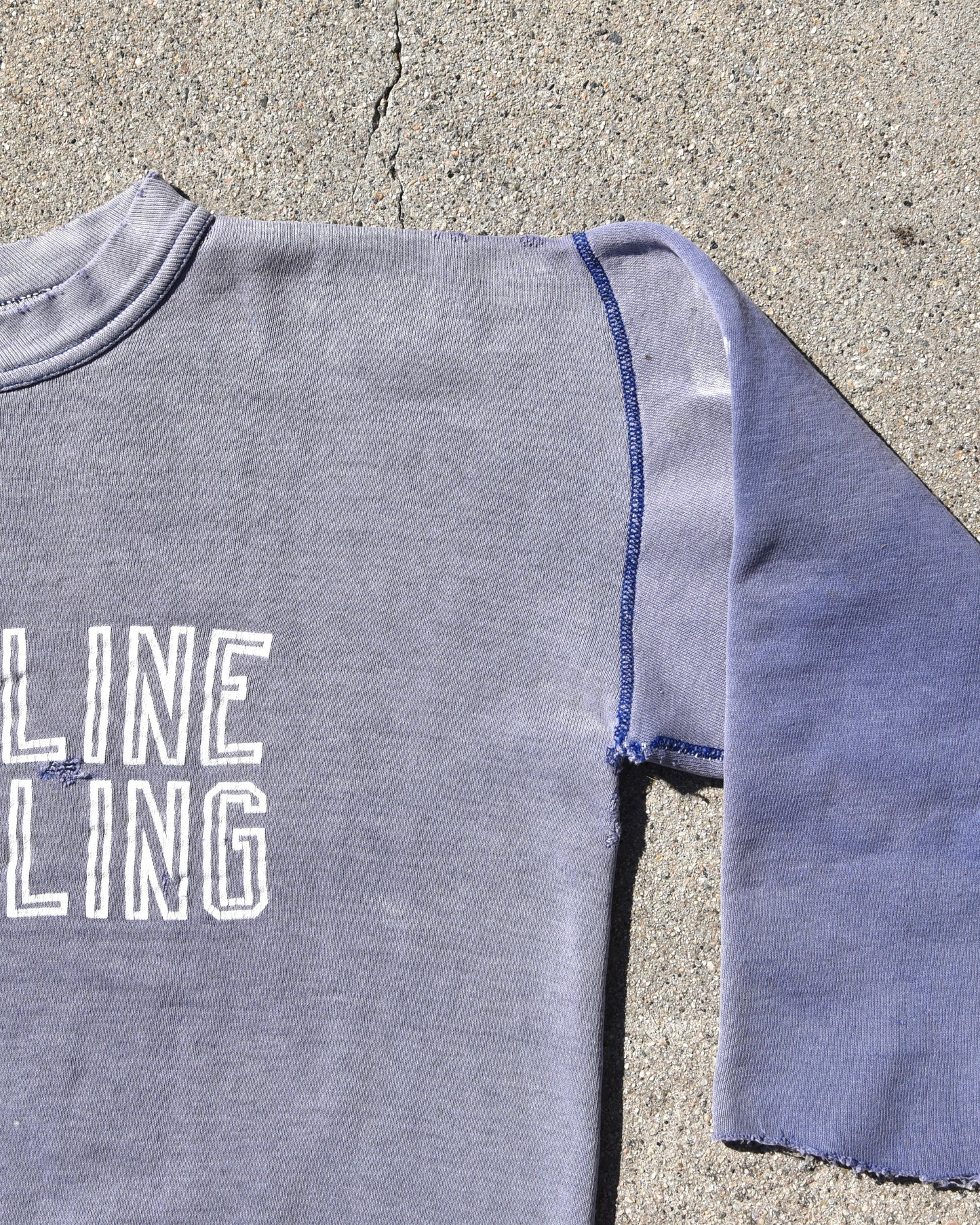 1960s Sun Faded Crestline Wrestling Single V Sweatshirt