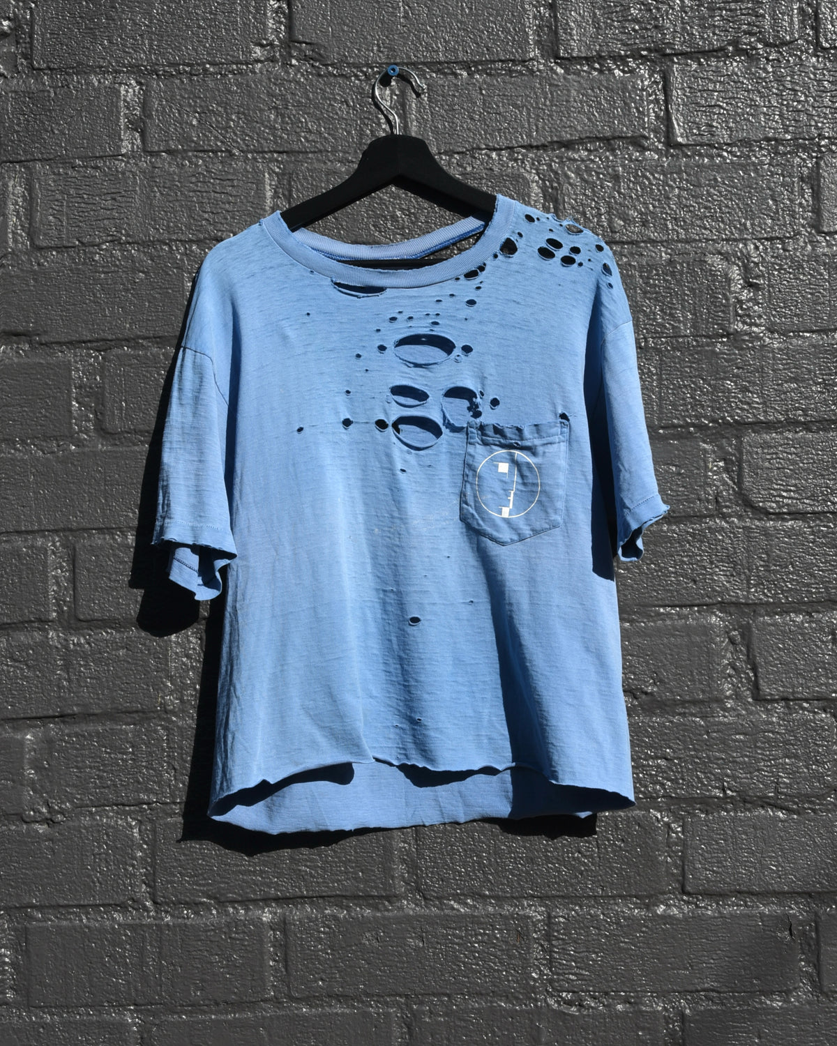 1980s Thrashed Bauhaus Pocket Tshirt