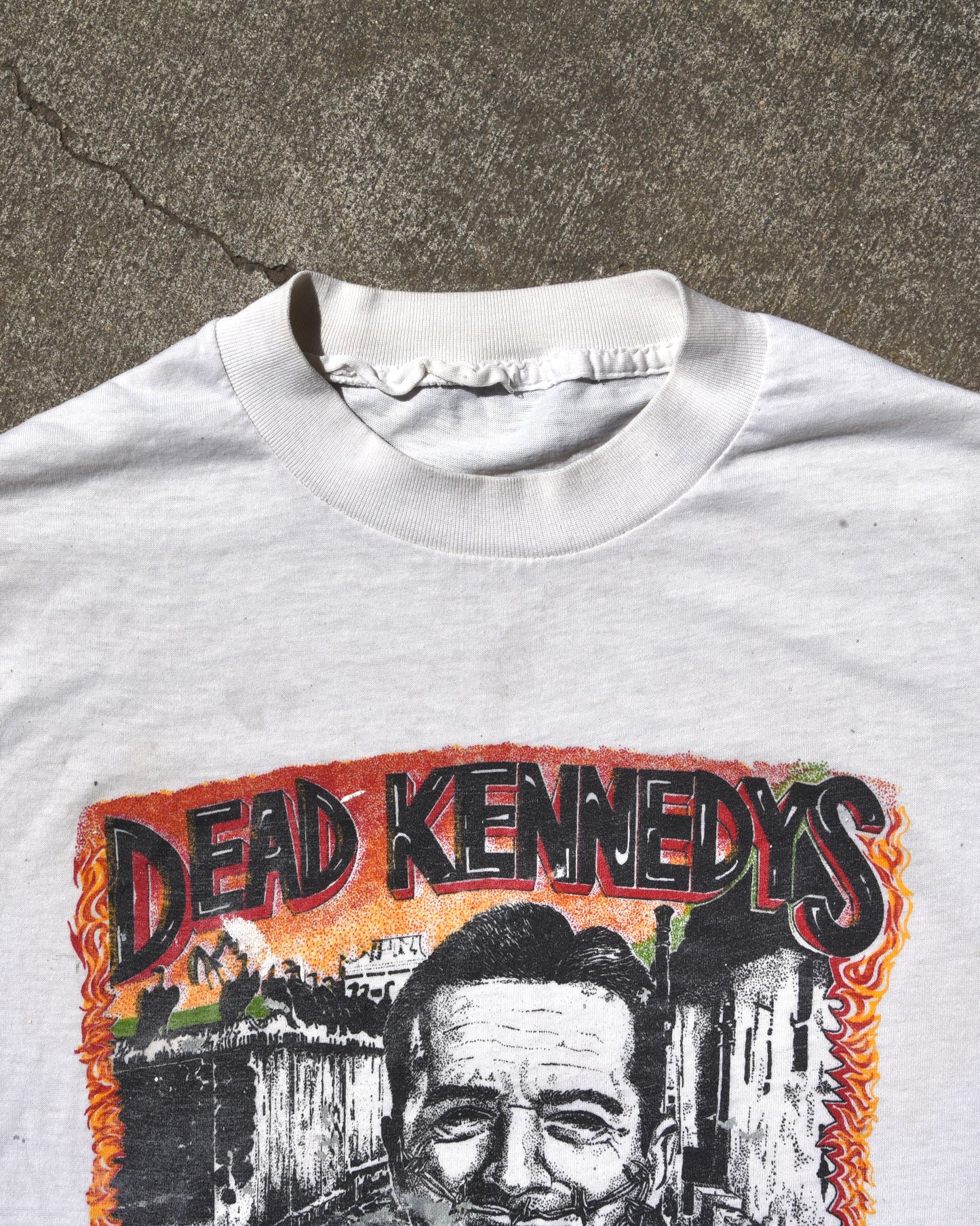 1987 Dead Kennedys Give Me Convenience or Give Me Death Thrashed Tshirt