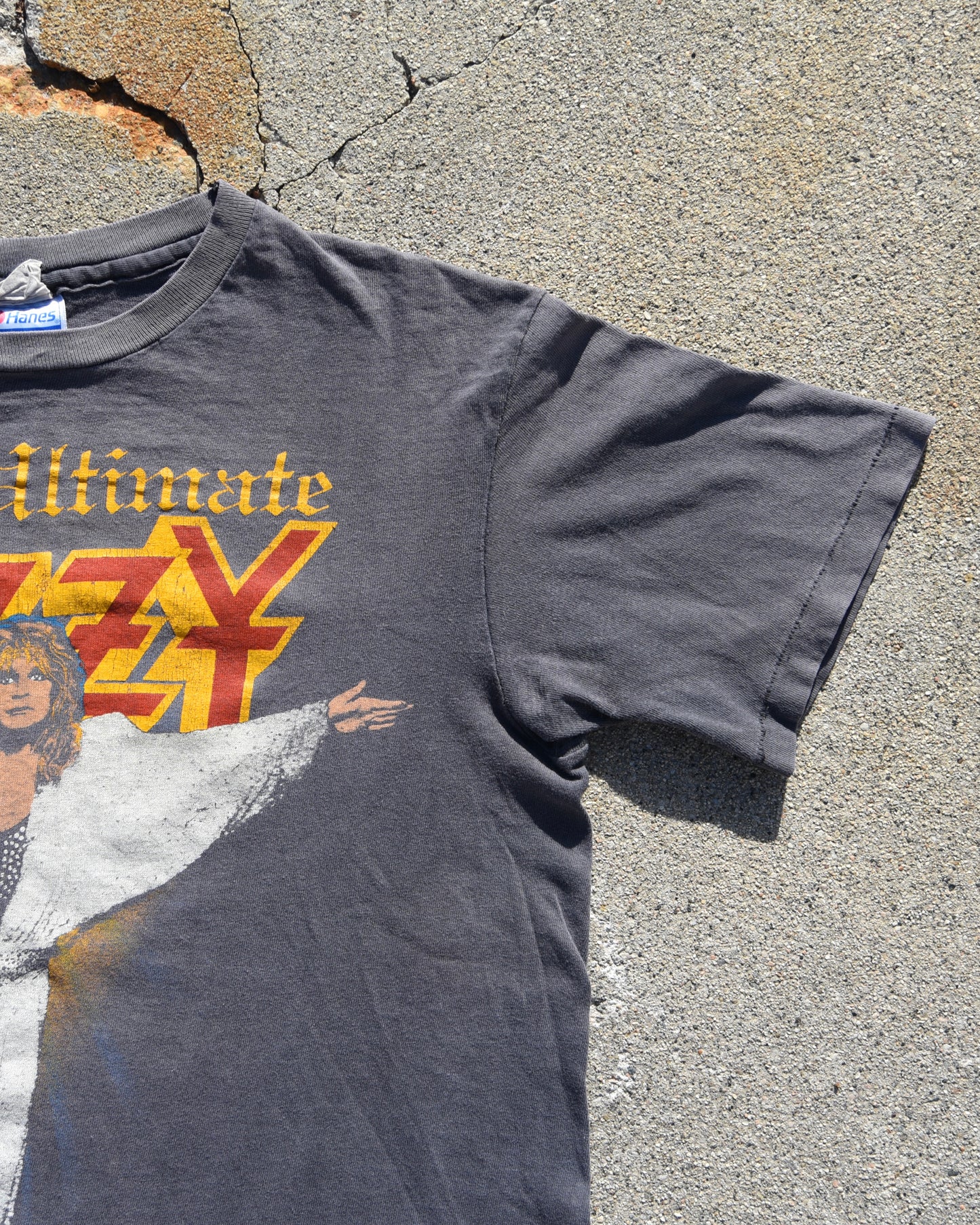 1980s Faded Ozzy Osbourne The Ultimate Tour Tshirt